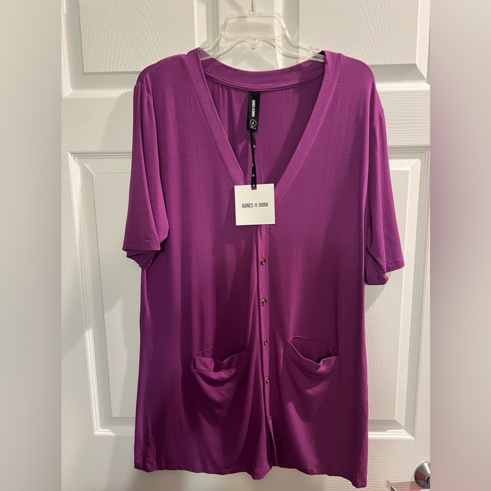 Purple Cardigan